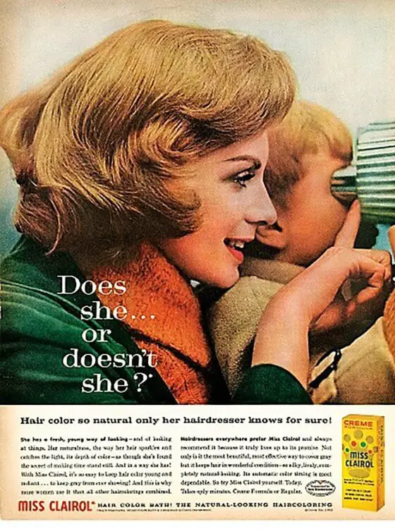 Clairol: Does She or Doesn't She? 1960s