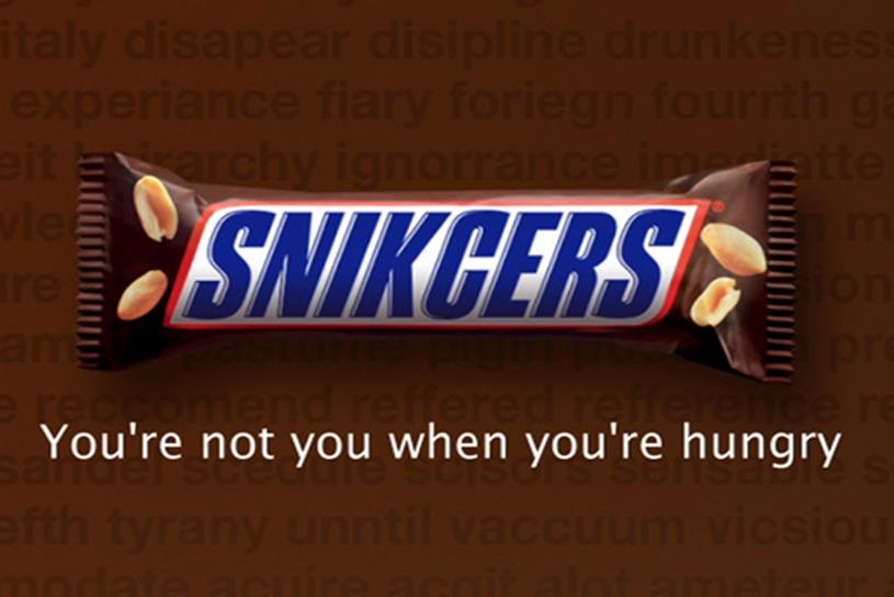 Snickers: You're Not You When You're Hungry 1997-present