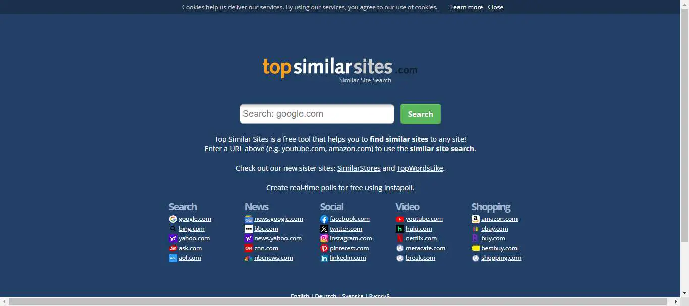 topsimilarsites alternative sites