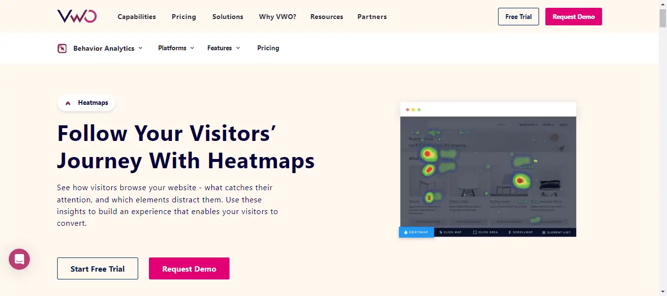 vwo heatmap tools