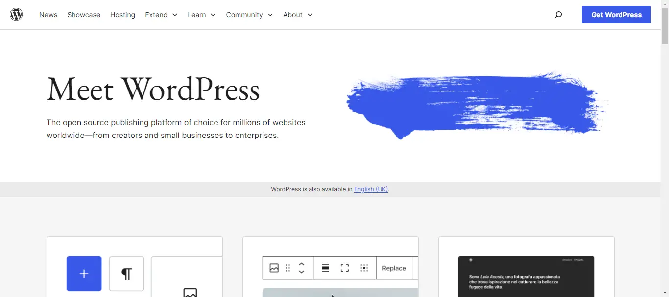 wordpress blogging platform