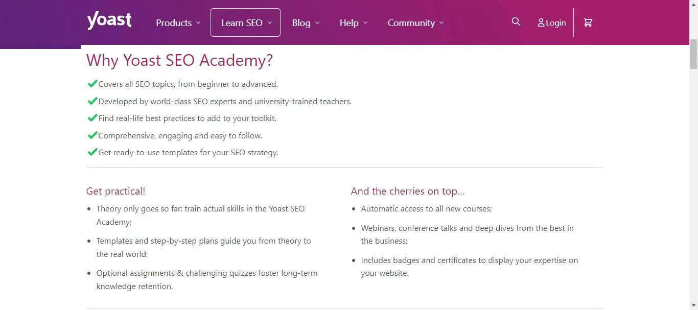 yoast seo academy